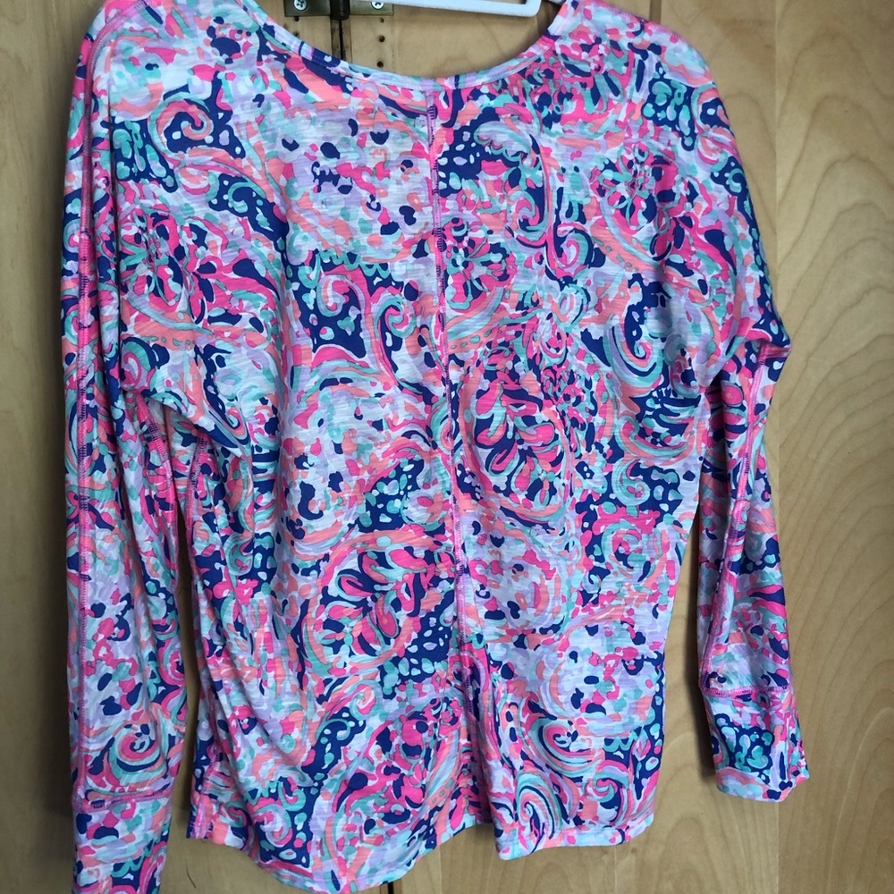 EUC Lilly Pulitzer Luxletic Long Sleeve Tee in XS